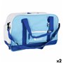 Sac de Sport avec Porte-Chaussures LongFit Care Bleu/Blanc (2 Unités)