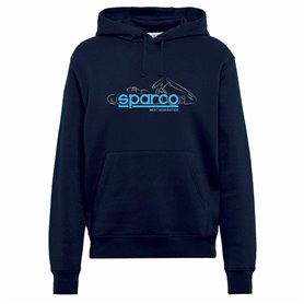 Sweat à capuche Sparco S017024BM0304 Bleu 3-4 Ans