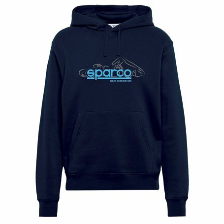 Sweat à capuche Sparco S017024BM0304 Bleu 3-4 Ans