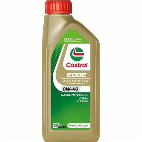 Huile de moteur Castrol Edge Essence Diesel Hybride 0w40 1 L