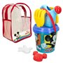 Set de jouets de plage Mickey Mouse Ø 18 cm polypropylène (12 Unités)