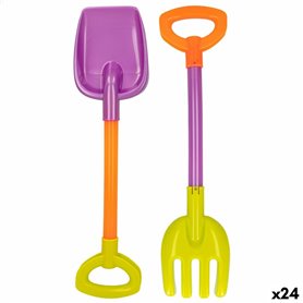 Set de jouets de plage Colorbaby 39 cm 2 Pièces (24 Unités)