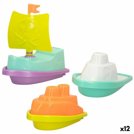 Set de jouets de plage Colorbaby 3 Pièces Bateau polypropylène (12 Uni