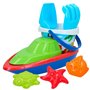 Set de jouets de plage Colorbaby 8 Pièces Bateau polypropylène (24 Uni