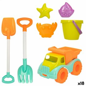 Set de jouets de plage Colorbaby 7 Pièces Camion (18 Unités)