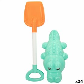 Set de jouets de plage Colorbaby 2 Pièces Crocodile Pelle polypropylèn