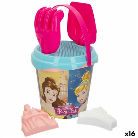 Set de jouets de plage Princesses Disney Ø 18 cm (16 Unités)