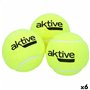 Balles de Padel Aktive 3 Pièces Jaune 6 Unités