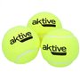 Balles de Padel Aktive 3 Pièces Jaune 6 Unités