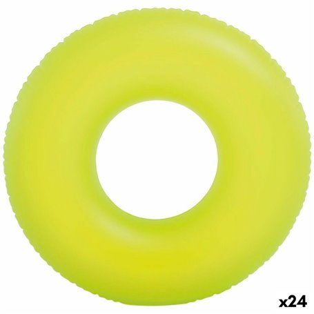 Bouée Gonflable Donut Intex Neon 91 x 91 cm (24 Unités)