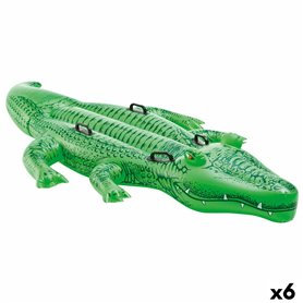 Bouée Intex Crocodile 203 x 30 x 114 cm (6 Unités)