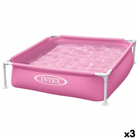 Piscine Démontable Intex Rose 342 L 122 x 30 x 122 cm (3 Unités)