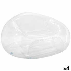 Fauteuil de piscine gonflable Intex Beanless Transparent 137 x 74 x 12