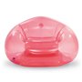 Fauteuil de piscine gonflable Intex Beanless Transparent Rose 137 x 74