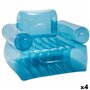 Fauteuil de piscine gonflable Intex Bleu Transparent 109 x 79 x 107 cm