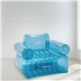 Fauteuil de piscine gonflable Intex Bleu Transparent 109 x 79 x 107 cm