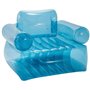 Fauteuil de piscine gonflable Intex Bleu Transparent 109 x 79 x 107 cm