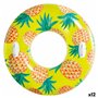 Bouée Gonflable Donut Intex Tropical Fruits Ø 107 cm (12 Unités)