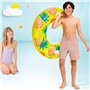 Bouée Gonflable Donut Intex Tropical Fruits Ø 107 cm (12 Unités)