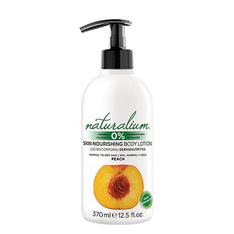 Lotion corporelle Peach Naturalium (370 ml)