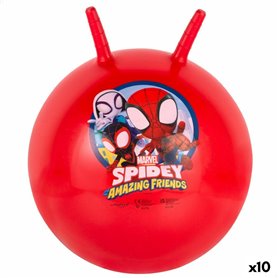 Boule à sauter Spidey Ø 45 cm Rouge (10 Unités)