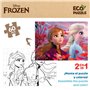 Puzzle Enfant Frozen Double face 60 Pièces 70 x 1,5 x 50 cm (12 Unités