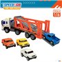 Camion porte-véhicules et Voitures à Friction Speed & Go 37,5 x 12,5 x