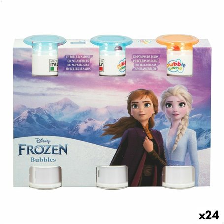 Set de souffleurs de bulles Frozen 3 Pièces 60 ml (24 Unités)