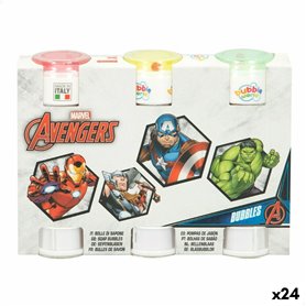 Set de souffleurs de bulles The Avengers 3 Pièces 60 ml (24 Unités)