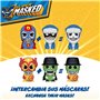 Figurines daction Eolo Super Masked 3 x 4,5 x 3,5 cm (12 Unités)