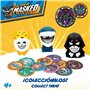 Figurines daction Eolo Super Masked 3 x 4,5 x 3,5 cm (12 Unités)