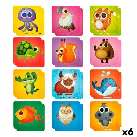 Jeu Memory Lisciani Puzzle Enfant Tactile 24 Pièces 7 x 0,1 x 7 cm (6 