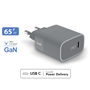 Chargeur maison USB C PD 65W Power Delivery GaN Gris - Garanti à vie F