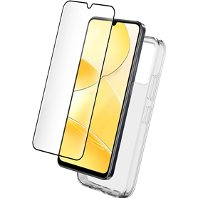 Pack C51 Accessoires Coque Transparente + Verre trempé + SmartFrame Bi