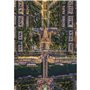 Clementoni - 1500p Vol au-dessus de Paris - 59.2 x 84.3 cm - Avec post