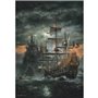 Clementoni - 1500p Bateau de pirate - 59.2 x 84.3 cm - Avec poster