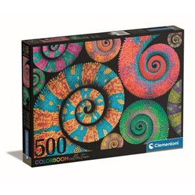 Clementoni - 500p Colorboom Curly - 49 x 36 cm