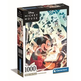 Clementoni - 1000p Mickey Celebration - 70 x 50 cm - Avec poster