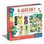 Clementoni - Coffret de 8 jeux en 1 - Jeux éducatifs formes, couleurs,