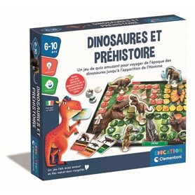 Clementoni - Quiz Dinosaures et préhistoire - 3 modes de jeu différent