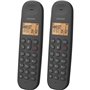 Téléphone fixe sans fil - LOGICOM - DECT ILOA 255T DUO - Noir - Avec r