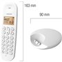 Téléphone fixe sans fil - LOGICOM - DECT ILOA 150 SOLO - Blanc - Sans 