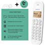 Téléphone fixe sans fil - LOGICOM - DECT ILOA 150 SOLO - Blanc - Sans 