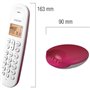 Téléphone fixe sans fil - LOGICOM - DECT ILOA 150 SOLO - Framboise - S