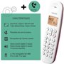 Téléphone fixe sans fil - LOGICOM - DECT ILOA 150 SOLO - Framboise - S