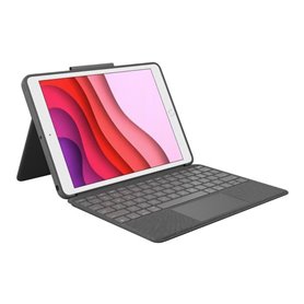 Étui clavier rétroéclairé - Logitech Combo Touch - Pour iPad 7e. 8e et