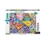Nathan-POKEMON-Puzzle 2000 pieces - Les 16 types de Pokémon-4005556873
