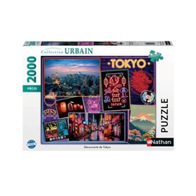 Nathan-Puzzle 2000 pieces - Découverte de Tokyo-4005555010913-A partir