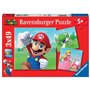 Ravensburger-SUPER MARIO-Puzzles 3x49 pieces - Super Mario-40055560518