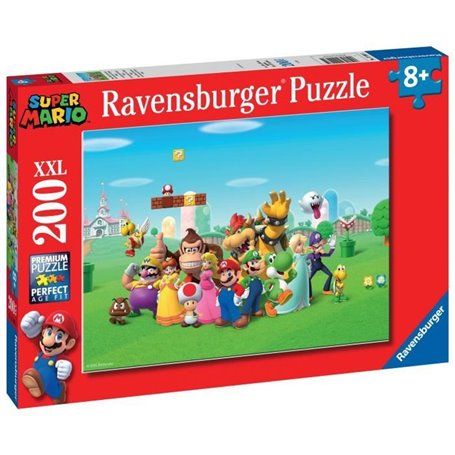 Ravensburger-SUPER MARIO-Puzzle 200 pieces XXL - Les aventures de Supe
